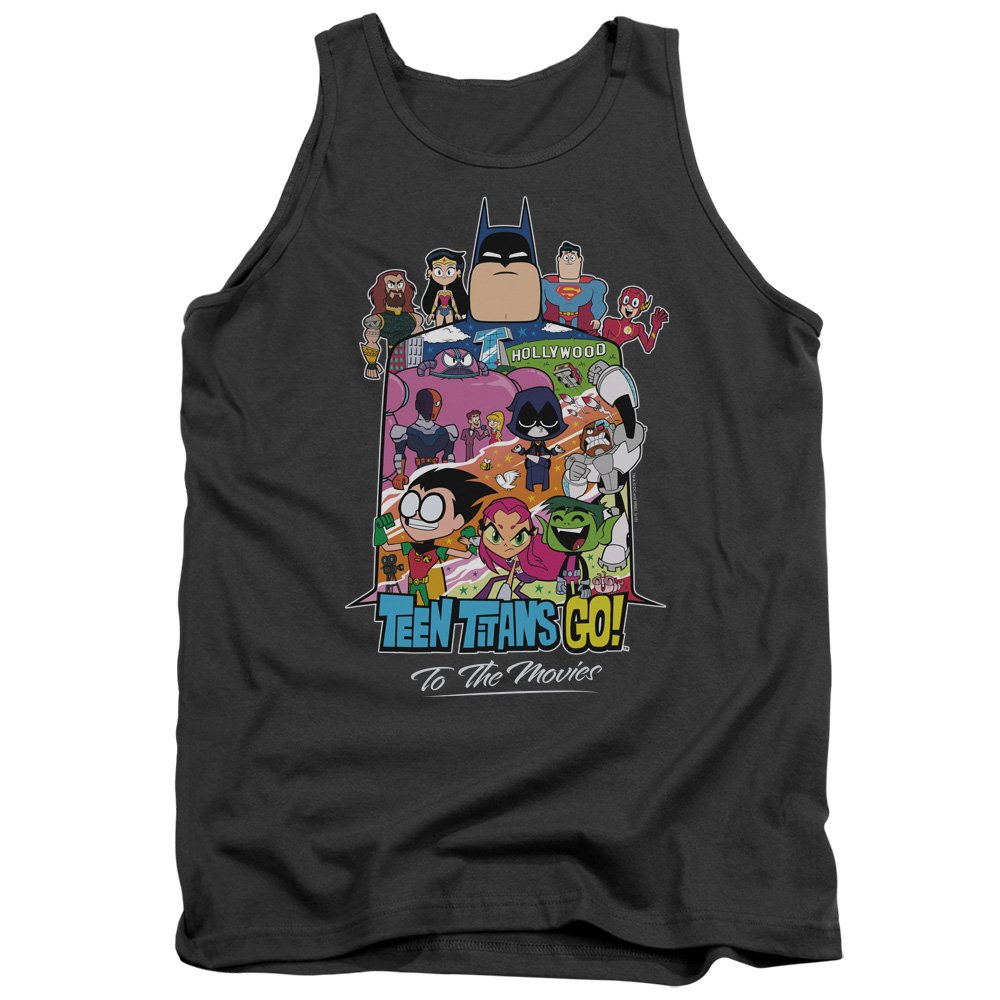 Teen Titans Go to The Movies Hollywood Unisex Tank Top for Men & Women - Casual Wear & Cosplay