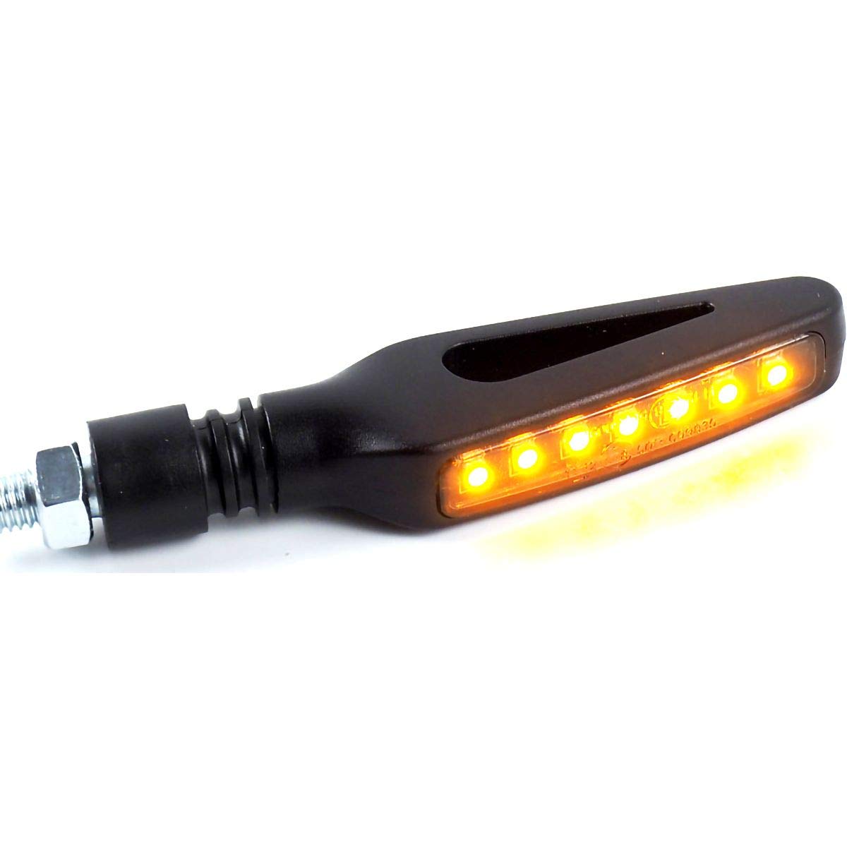 Lightech LED 924 Amber Turn Signals - High Visibility Motorcycle Indicator Lights for Safe Riding