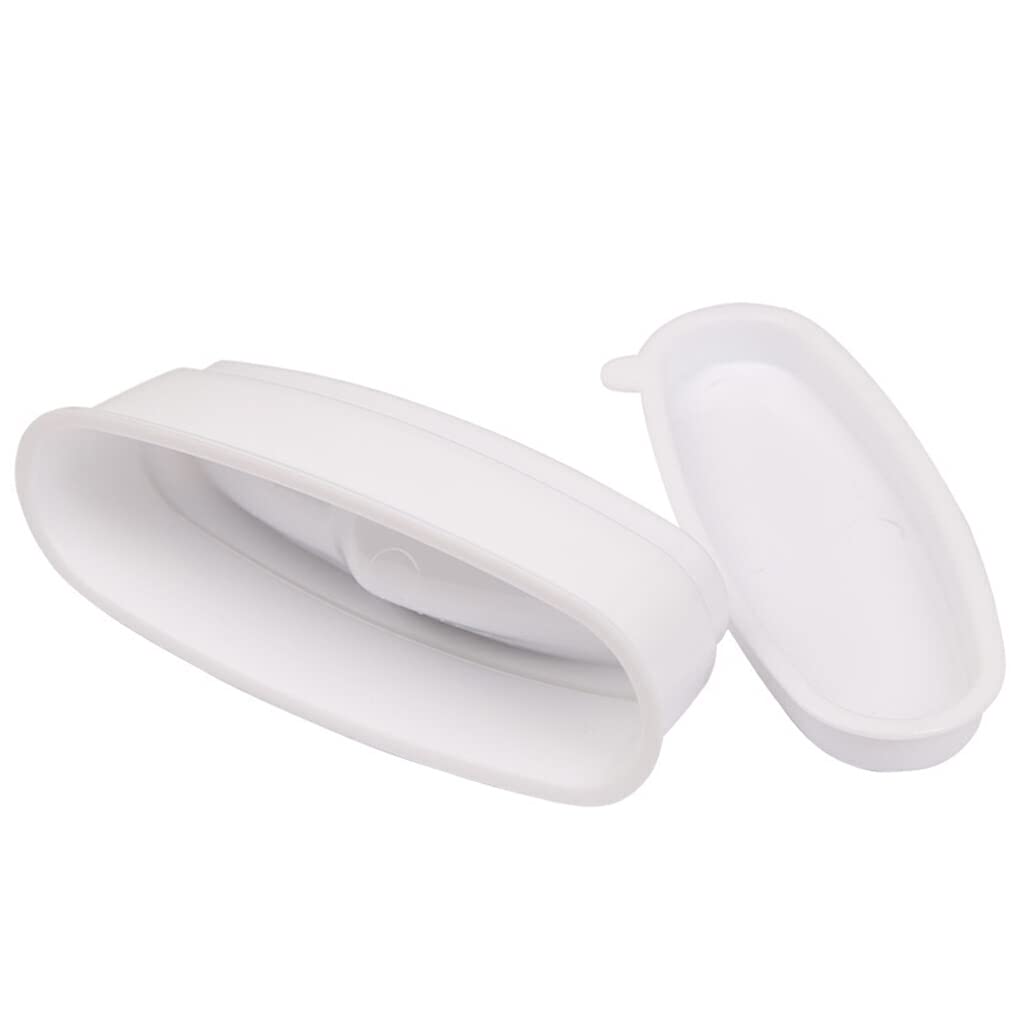 Rongweiwang Powder Container - Durable Shock-Resistant Nail Brushes for Professional Cleaning | Perfect for Salon, Home & Travel Use