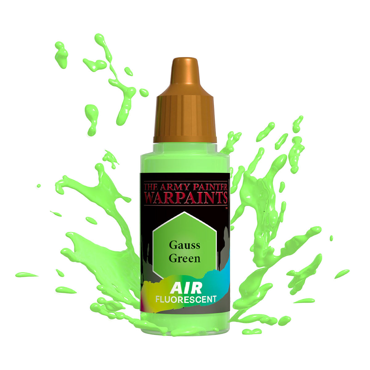 Warpaints Air Fluorescent Gauss Green - High Visibility Fluorescent Paint for Airbrush & Model Painting - Perfect for Miniatures, RC Cars & Cosplay