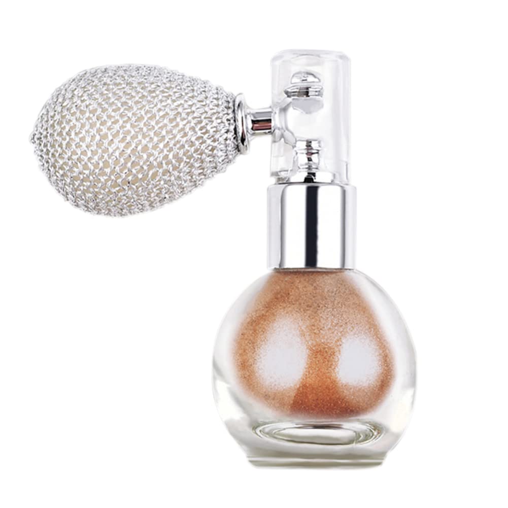 Shimmer & Glow Highlighter Powder Spray - Sparkling Body Glitter & Face Shimmer Makeup for a Radiant Glow | Perfect for Parties, Festivals & Special Occasions