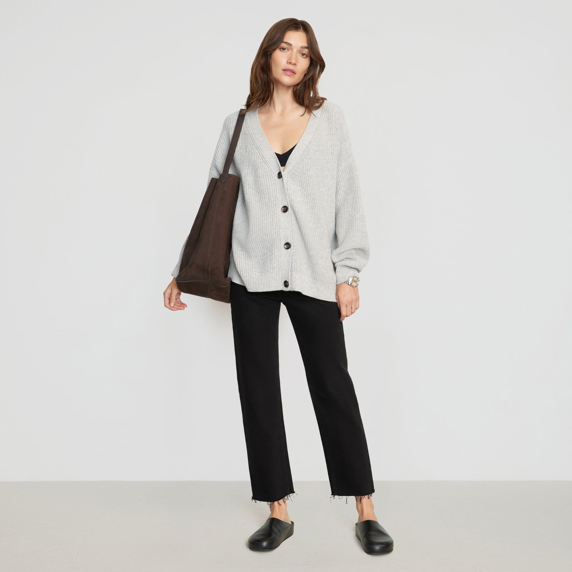 Luxury Oversized Cashmere Cardigan for Women - Soft & Warm Winter Sweater - Perfect for Casual Outfits, Office Wear & Cozy Evenings at Home