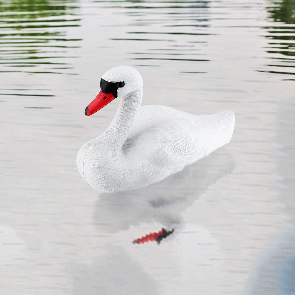 Elegant PE Swan Decorative Statue - Lifelike White Swan Garden Ornament for Outdoor Decor, Hunting Decoy & Home Décor | Perfect for Lawn, Pond, Wedding Centerpieces & Seasonal Displays