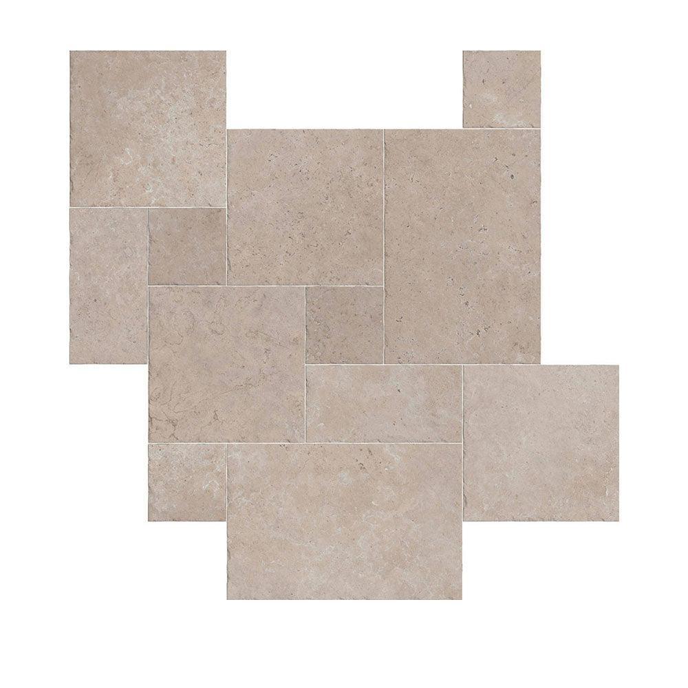 Oslo Taupe French Pattern Outdoor Porcelain Tile - Durable & Stylish Patio Flooring for Gardens, Pool Decks & Backyard Landscaping