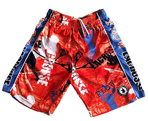 Flow Society Boys Athletic Shorts - Breathable Quick-Dry Sports Shorts for Lacrosse, Gym & Training - Perfect for School PE, Summer Camp & Outdoor Activities