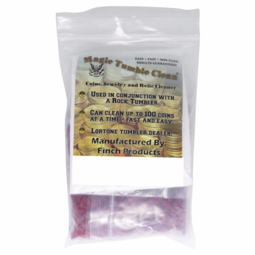 Premium Red Tumbling Media Kit for Polishing Coins, Rocks & Jewelry - Fast Cleaning & Shining Solution for Hobbyists & Professionals | Perfect for Coin Collectors, Lapidary & Metalwork