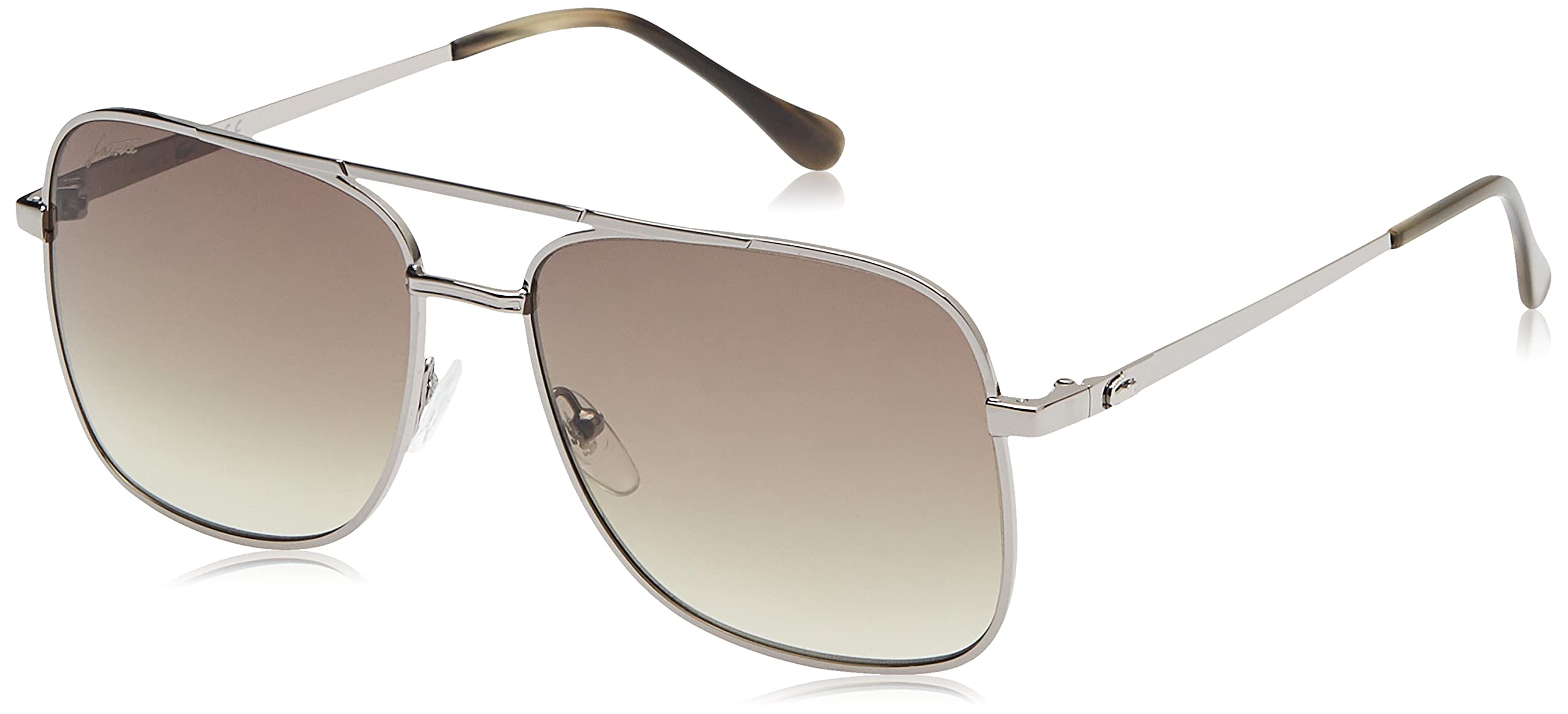 Lacoste L223s Aviator Sunglasses for Men & Women - Polarized UV Protection - Classic Retro Pilot Style - Perfect for Driving, Travel & Outdoor Activities