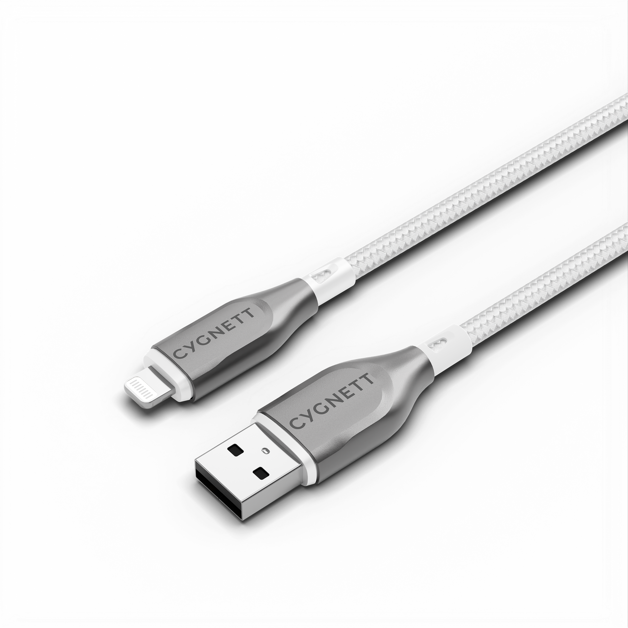 Apple MFi Certified Lightning to USB Cable (1M/3.3ft) - Fast Charging & Sync for iPhone, iPad - Durable Nylon Braided Cord for Home, Office & Travel Use