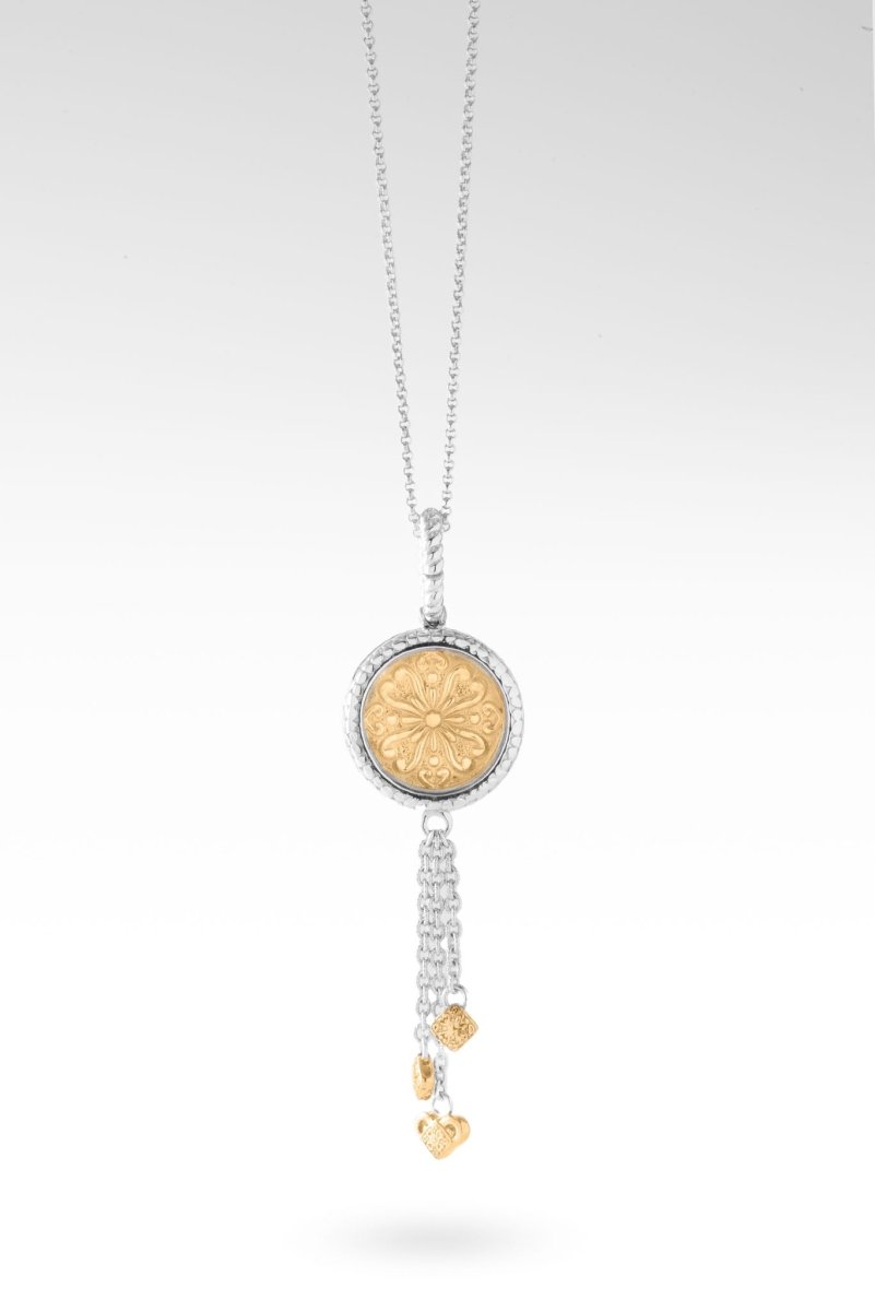 Loved Forever Pendant™ - 18K Gold & Rhodium Plated Sterling Silver Necklace for Women | Elegant Jewelry Gift for Anniversary, Valentine's Day & Special Occasions
