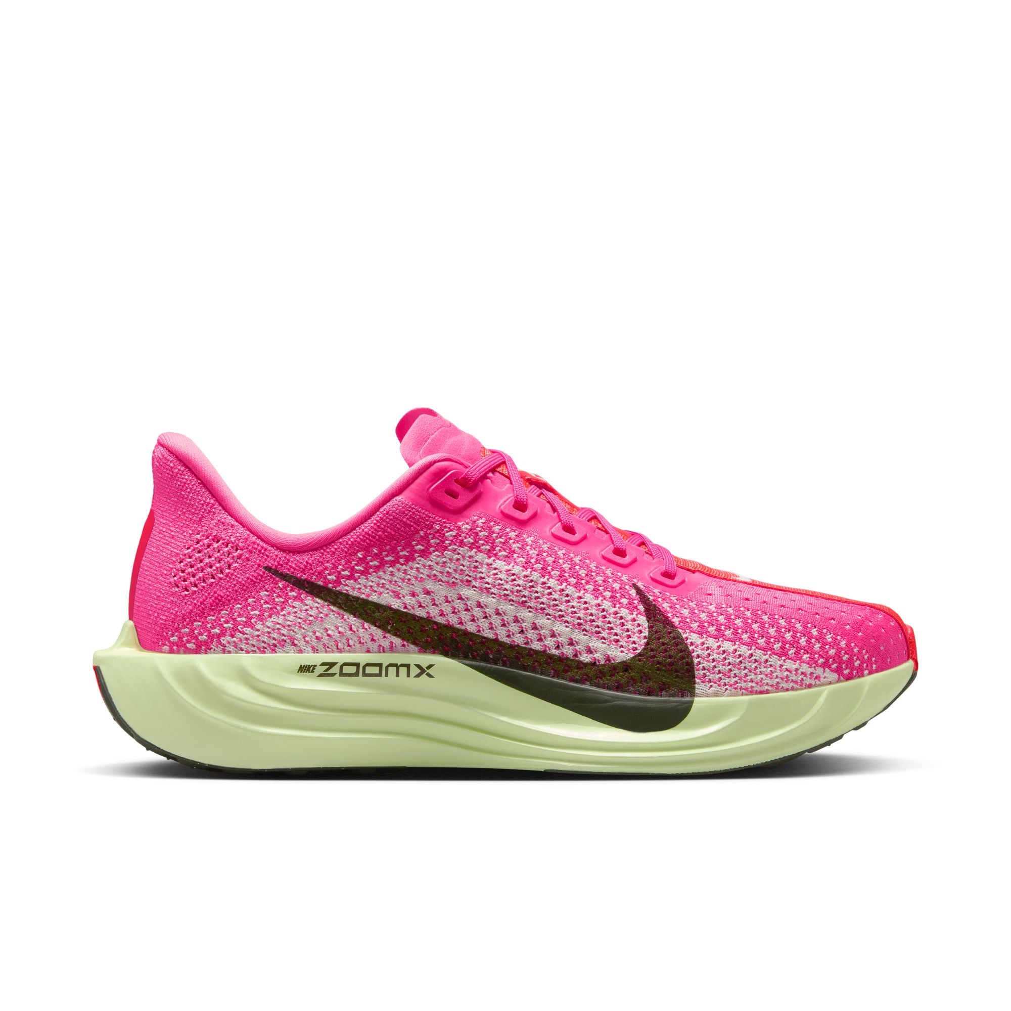 Nike Air Zoom Pegasus Plus Women's Running Shoes (B Width) - Hyper Pink/Sequoia | Lightweight Cushioned Sneakers for Jogging, Gym Workouts & Everyday Wear