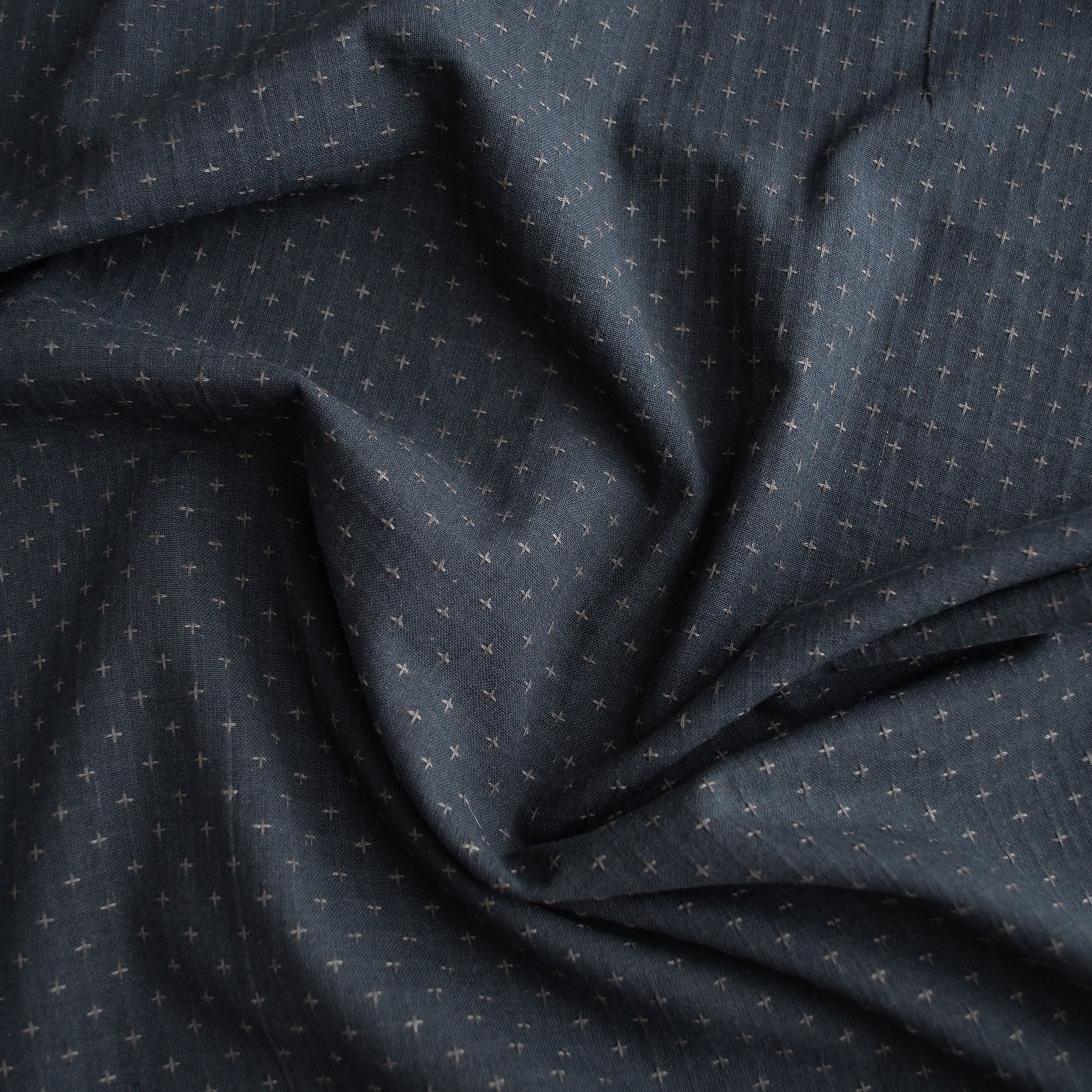 Premium Navy Blue Manchester Woven Fabric - Soft, Durable & Stylish for Upholstery, Curtains & Home Decor Projects