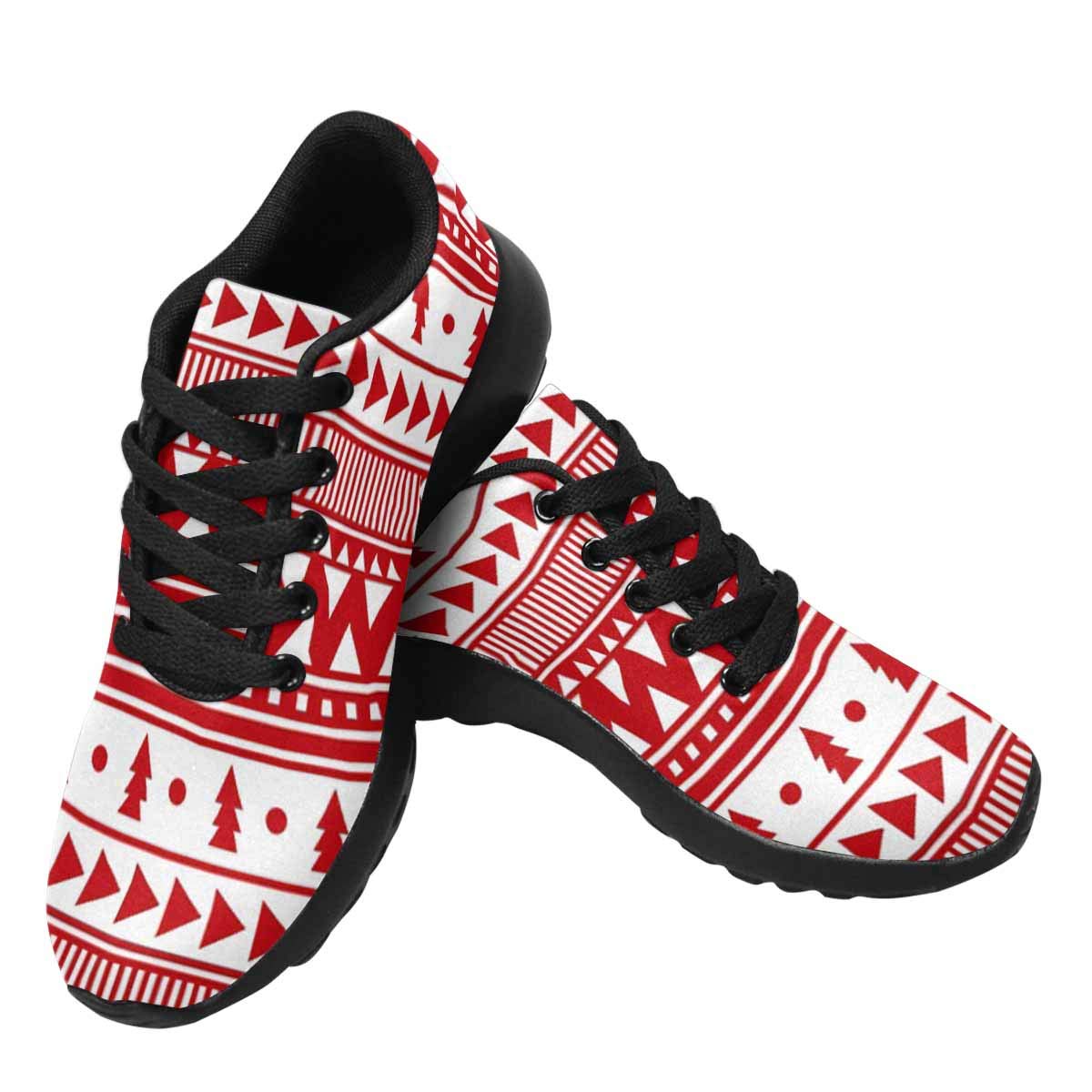 **InterestPrint Women's Running Shoes - Breathable Lightweight Athletic Sneakers for Walking, Jogging & Gym - Christmas Snowman Design - Perfect for Casual Wear, Workouts & Holiday Gifts**