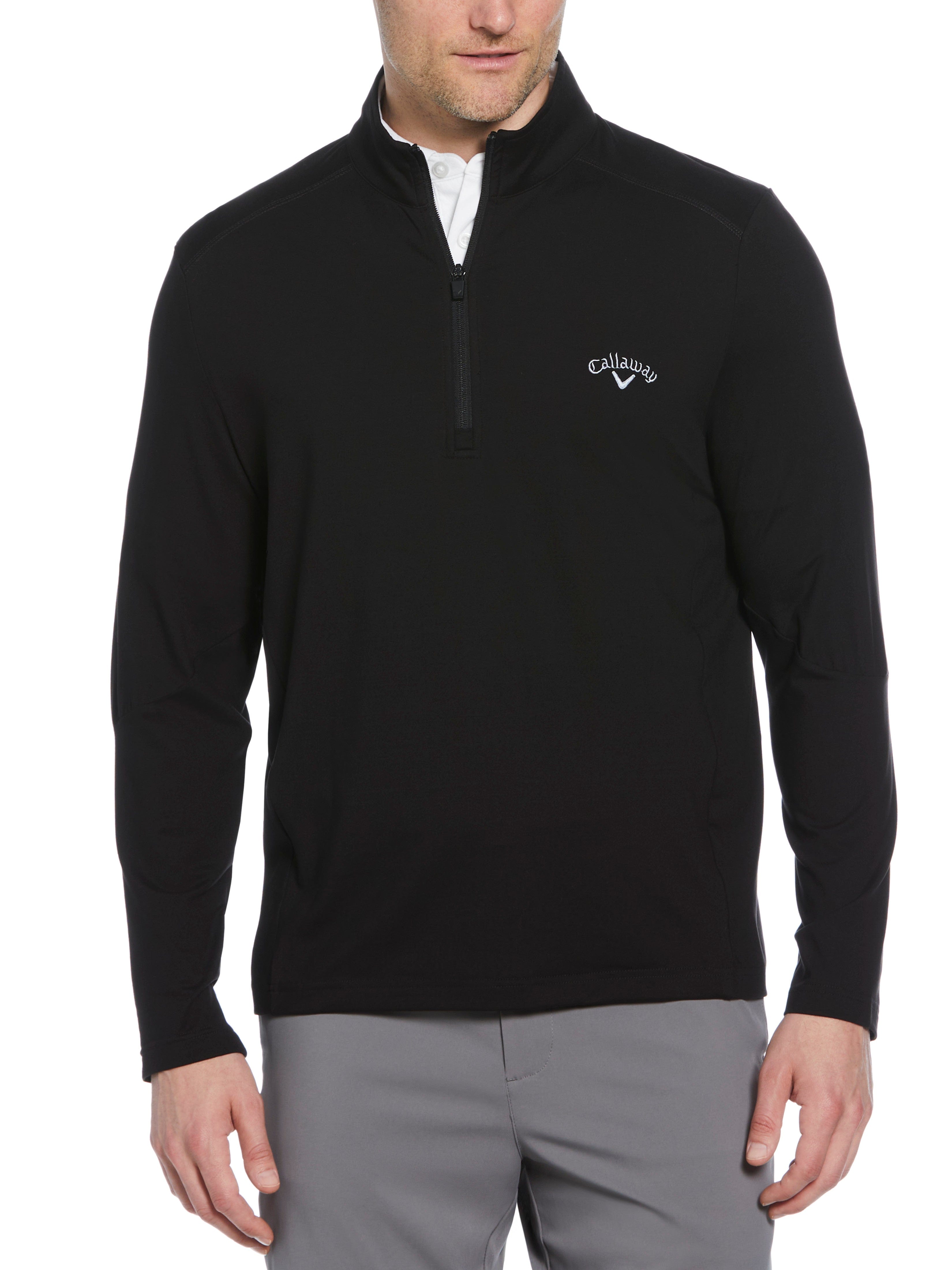 Men's Lightweight 1/4 Zip Golf Pullover - Breathable Quick-Dry Performance Shirt for Golfing, Running & Outdoor Activities