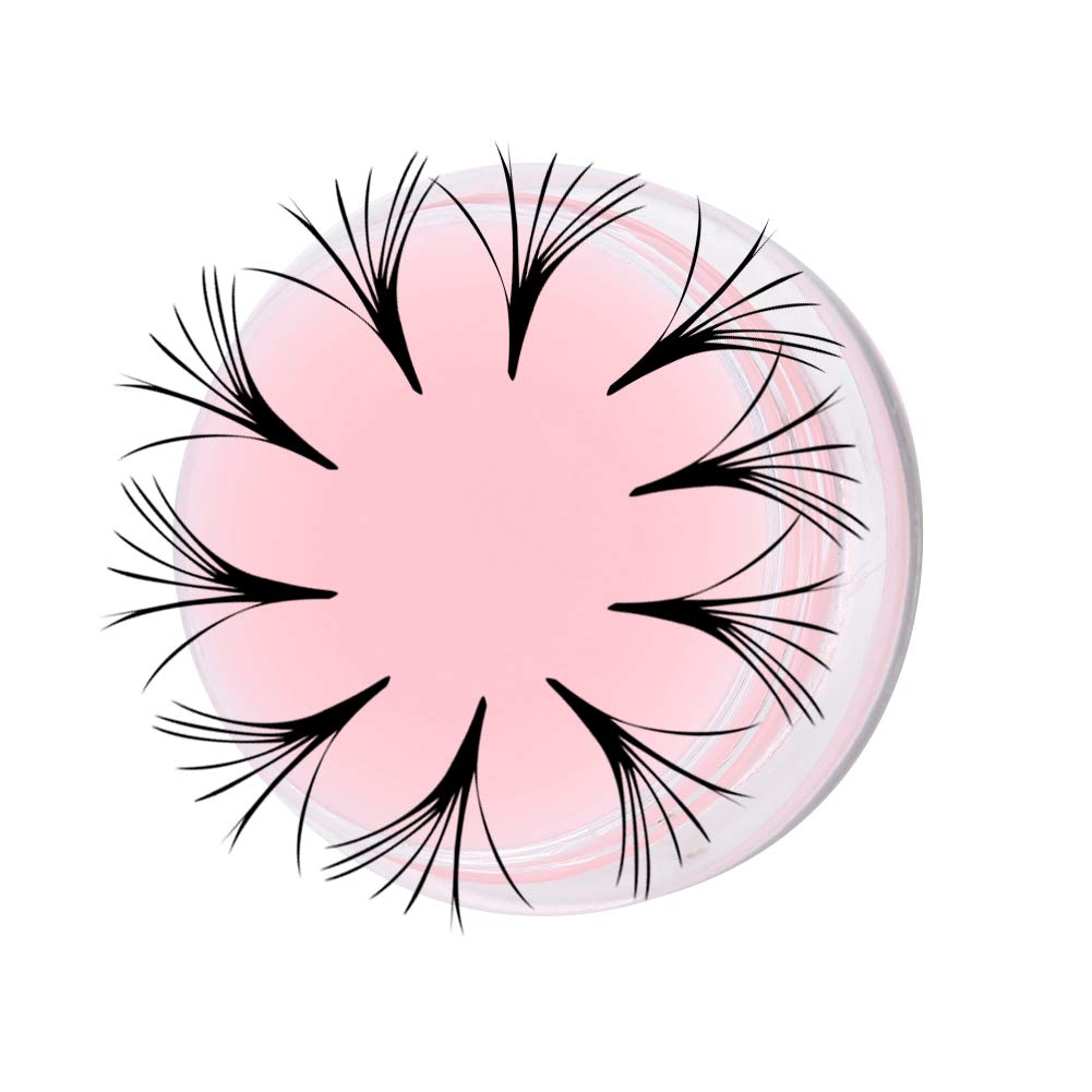Professional Eyelash Extension Adhesive Pallet Pad - Pink, Non-Slip Lash Tray for Precise Application | Perfect for Salon, Spa & Home Use