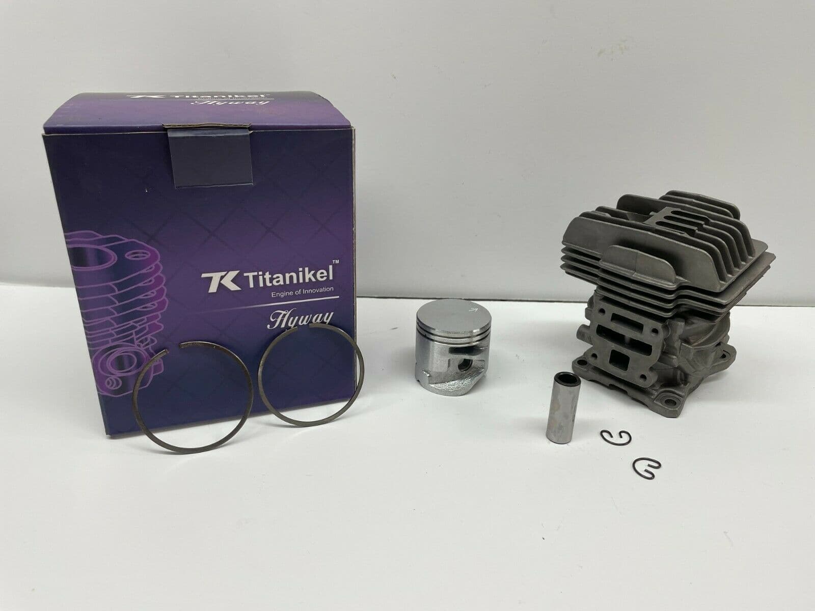 Hyway Cylinder Kit Titanikel for Stihl MS201T Chainsaw - 40mm Bore, OEM 1145 020 1200 Replacement Part | Perfect for Professional Tree Cutting & Forestry Maintenance