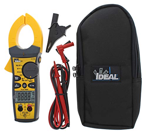 IDEAL INDUSTRIES INC. 61-765 660 Amp TRMS Clamp Meter - AC/DC Voltage & Current Tester, CAT III 1000V & CAT IV 600V Safety Rated - Perfect for Electricians, HVAC Technicians & Industrial Maintenance
