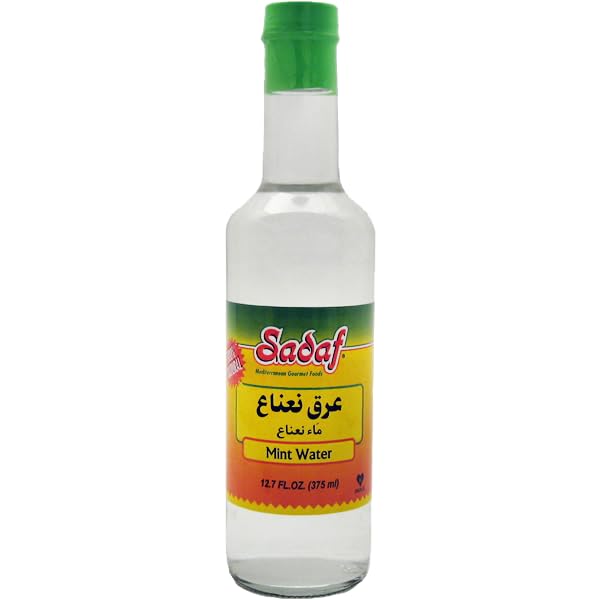 Sadaf Aragh Nana 100% Natural Mint Flavored Water - Kosher Certified - 12.7 Oz Bottle - Perfect for Refreshment & Hydration