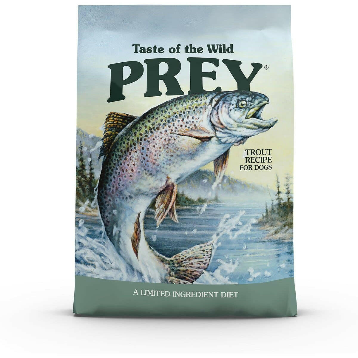 Taste of the Wild PREY Trout Grain Free Dry Dog Food - High Protein Natural Kibble for Adult Dogs - Perfect for Active Pets & Outdoor Adventures