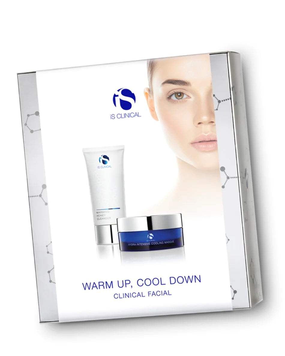 iS Clinical Warm Up Cool Down Facial - Hydrating & Soothing Skincare Treatment for Dry & Sensitive Skin - Perfect for Morning & Nighttime Skincare Routine