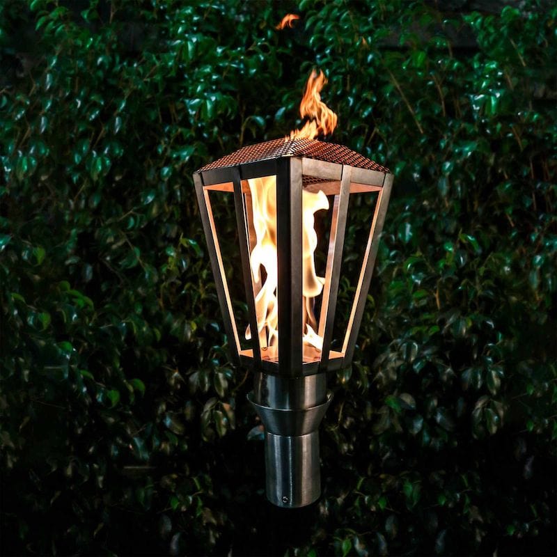 Outdoor Fire Torch Lantern - Waterproof & Rustproof for Patio, Garden, Camping, and Backyard Decor