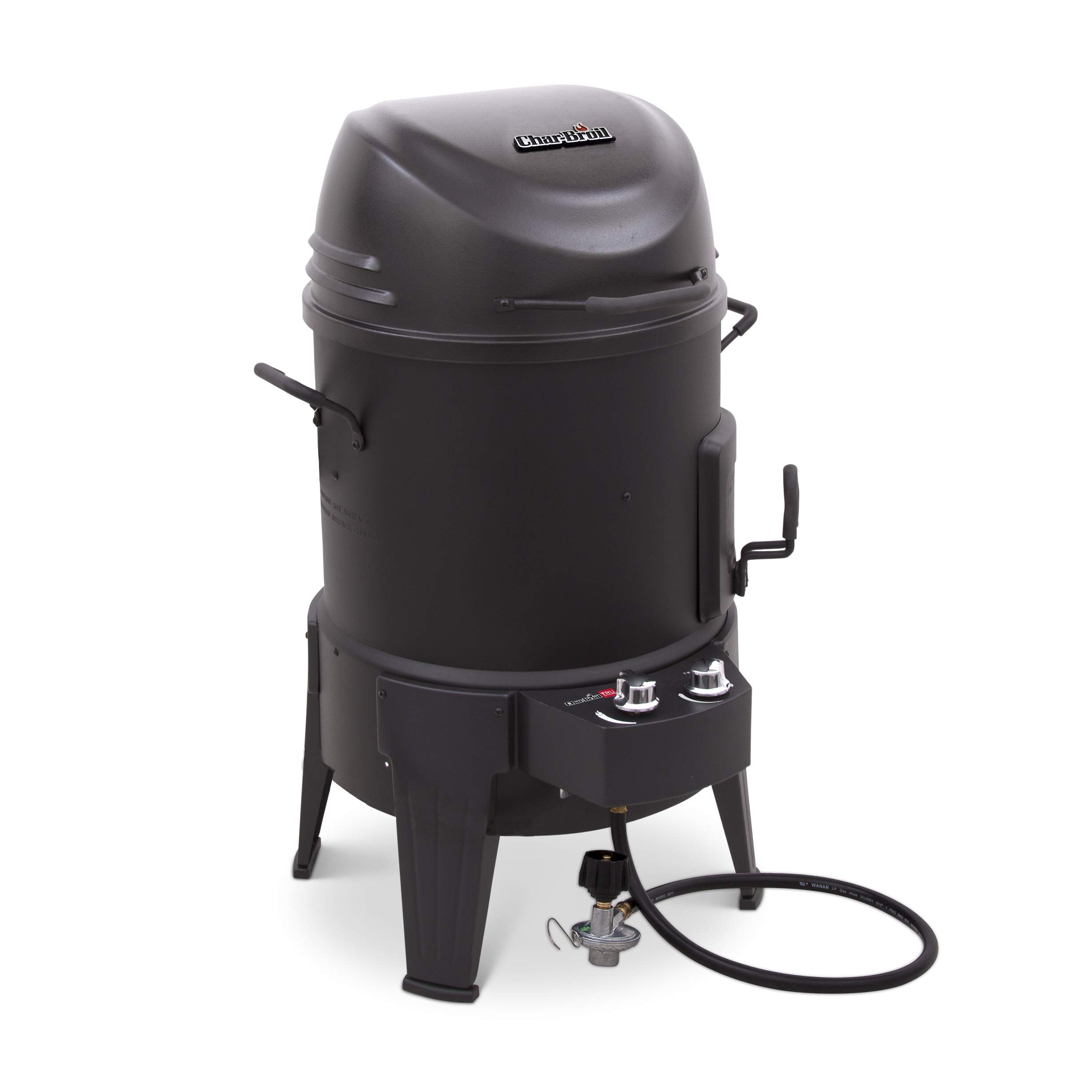 Charbroil® The Big Easy® TRU-Infrared™ 3-in-1 Smoker, Roaster & Gas Grill - Black Outdoor Cooking Grill for BBQ, Smoking & Roasting | Perfect for Backyard, Camping & Tailgating Parties