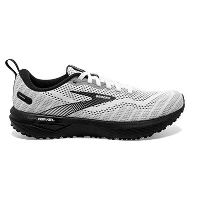 M Revel 6 White Black Running Shoes - Lightweight Athletic Sneakers for Men & Women - Perfect for Jogging, Gym Workouts & Daily Wear