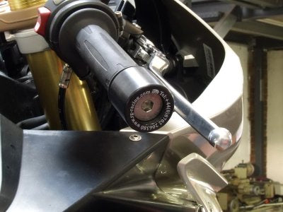 R&G Racing Bar End Sliders for BMW S1000RR, S1000R, RnineT - Motorcycle Crash Protection - Perfect for Track Days & Urban Riding