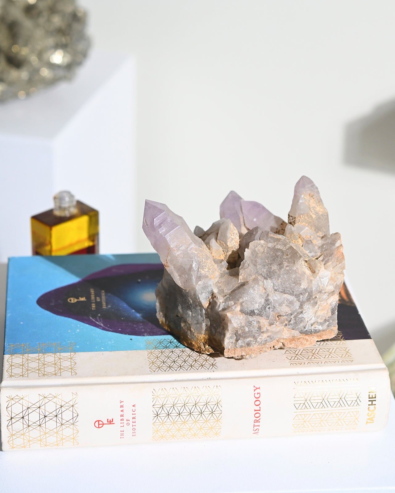 Natural Peruvian Amethyst Crystal Cluster - 4 Inch Healing Stone for Meditation, Reiki & Home Decor | Spiritual Gift & Energy Cleansing