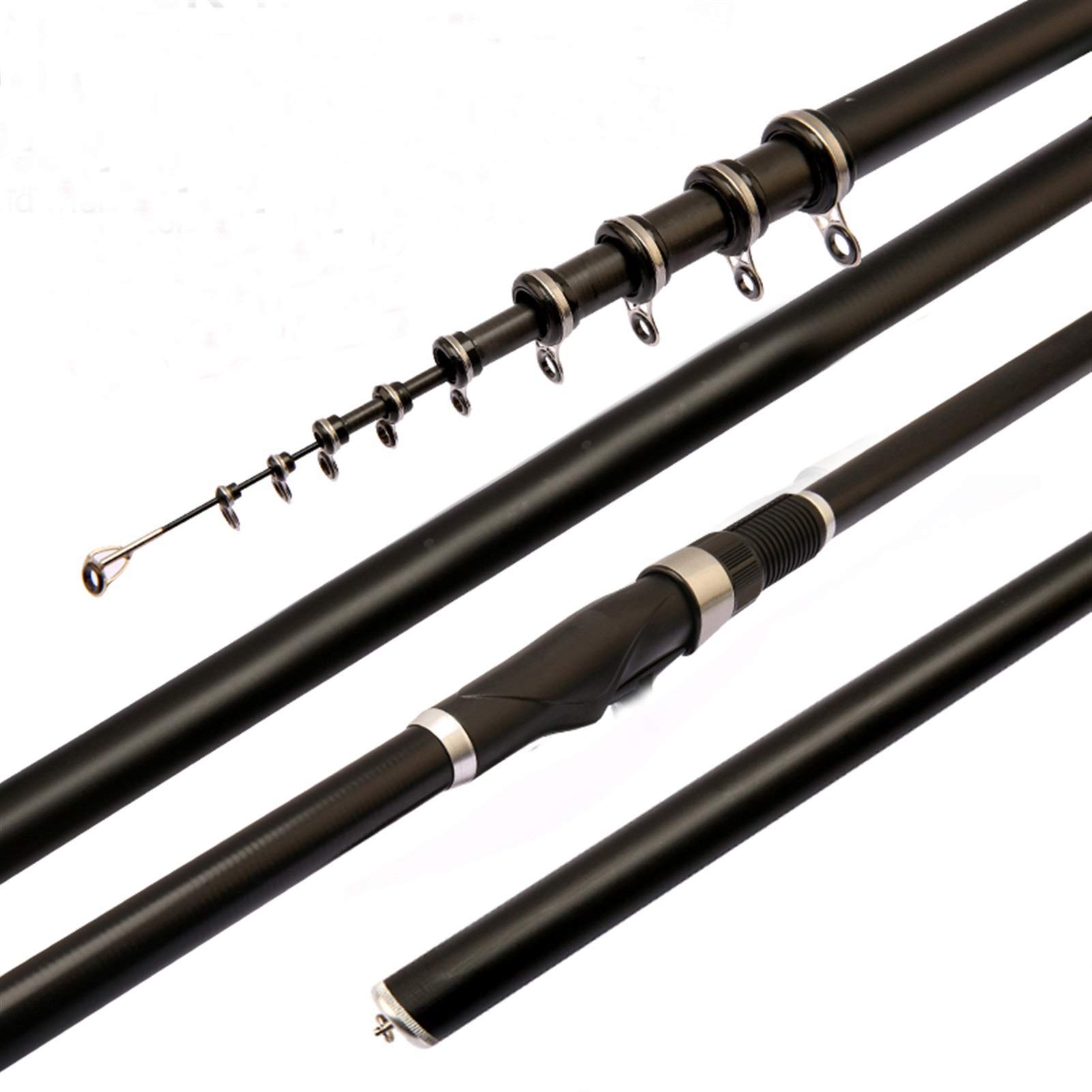 Premium Carbon Fiber Telescopic Fishing Rod - 9ft Ultralight Portable Spinning Rod for Carp & Sea Fishing | Travel-Friendly Collapsible Design | Perfect for Backpacking, Camping & Shore Fishing Adventures