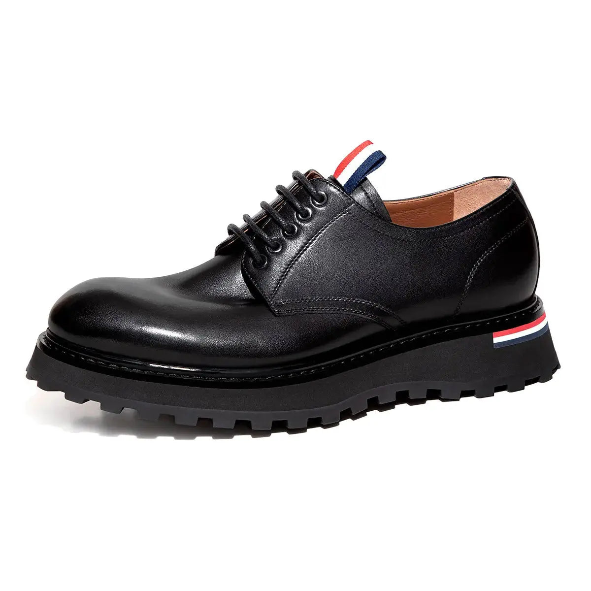 Men's Classic Derby Shoes 2028L1A - Premium Leather Dress Shoes for Business, Office & Formal Occasions