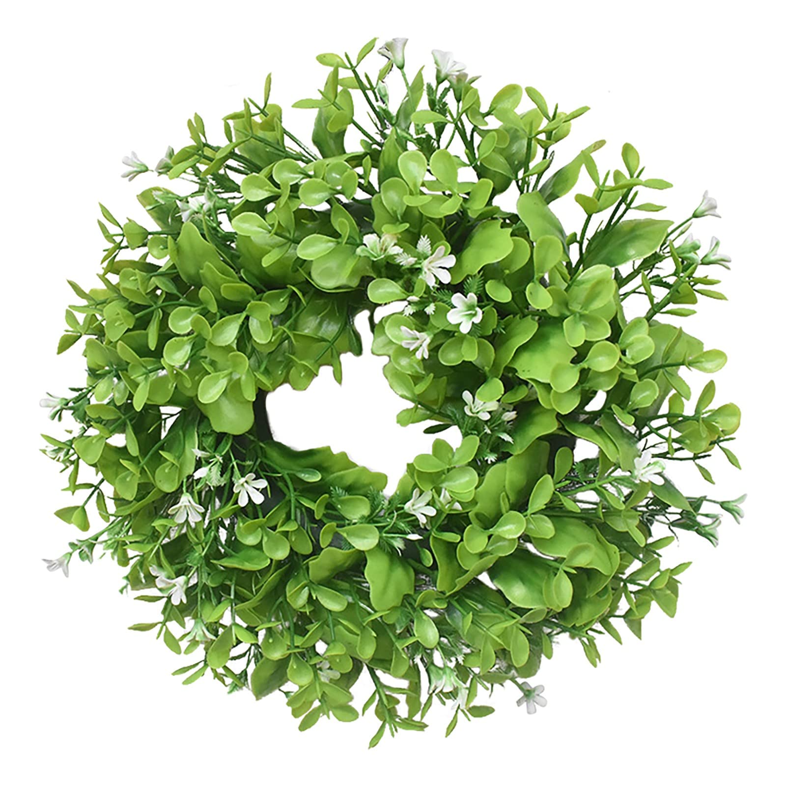 Artificial Gypsophila Garland with LED Lights - Christmas Window Wreath, Door Hanging Decor for Holiday Home & Party Decoration | Perfect for Fireplace Mantel, Staircase & Front Porch