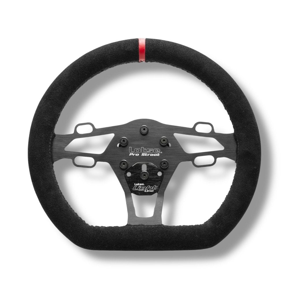 Lotse Prostreet Lightweight Racing Steering Wheel - High Performance for Drifting & Track Use - Perfect for Sim Racing & Gaming Setups