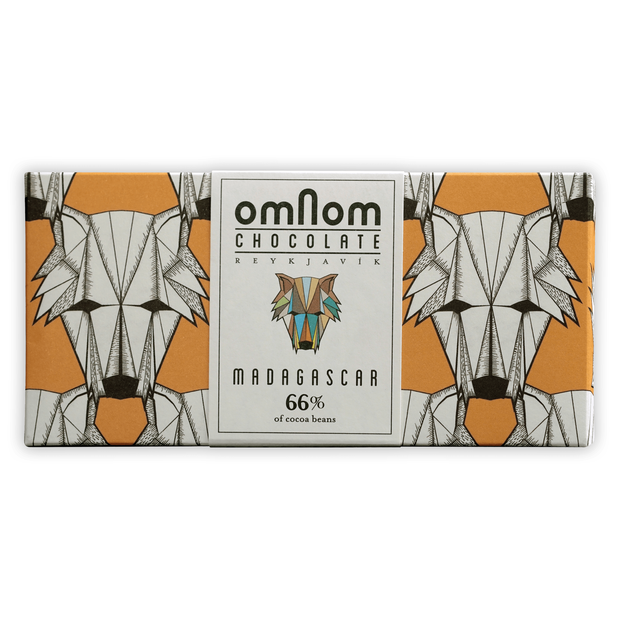 Omnom Madagascar 66% Dark Chocolate Bar - Premium Single Origin Cocoa for Baking, Gifting & Healthy Snacking