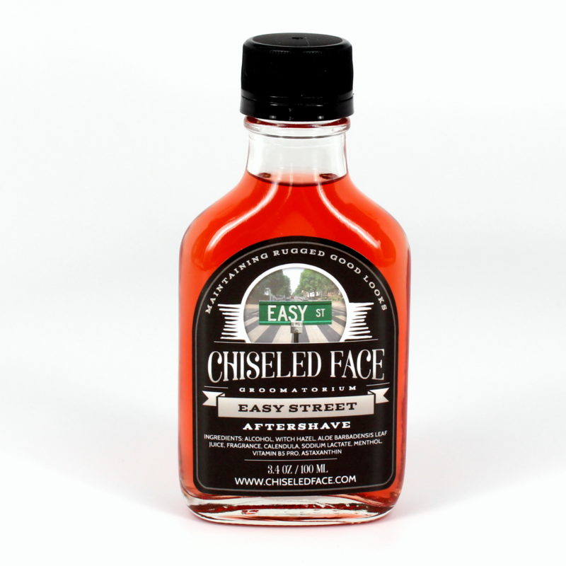 Chiseled Face Easy Street Aftershave Splash for Men - Refreshing Post-Shave Toner with Soothing Ingredients - Perfect for Daily Shaving Routine & Skin Care