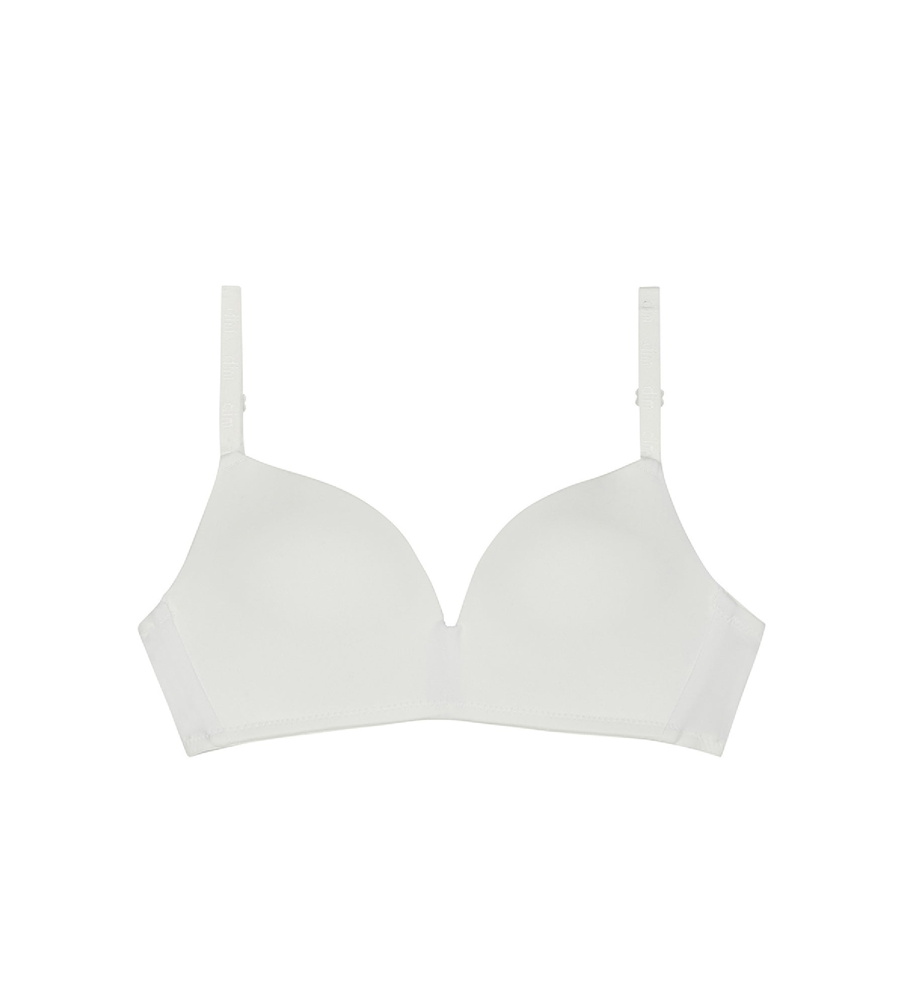 Dim Invisible Triangle Bralette for Women - Seamless Comfort, Adjustable Straps, Soft Lace Trim - Perfect for Yoga, Lounge & Everyday Wear