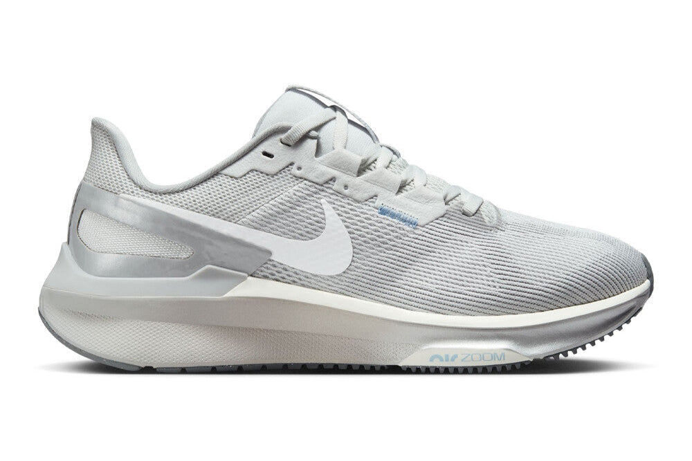 Nike Air Zoom Structure 25 Women's Running Shoes (B Width) - Photon Dust/Summit White | Cushioned Support for Long Distance Running & Daily Training | Perfect for Road Running, Gym Workouts & Jogging