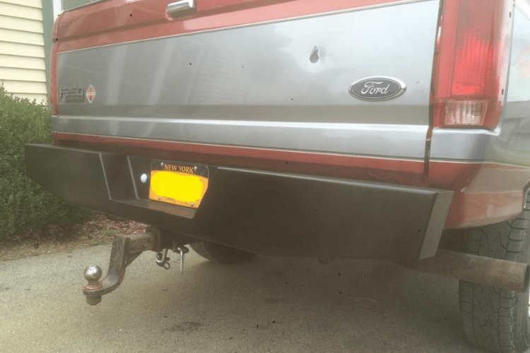 Premium Off-Road Rear Bumper for Ford F250/F350 Super Duty (1978-1998) - Heavy Duty Full Size Truck Bumper for Enhanced Protection & Style | Perfect for Off-Roading, Towing & Adventure Vehicles