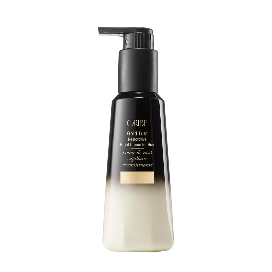 Oribe Gold Lust Restorative Night Crème For Hair - Repairing Hair Treatment for Damaged Hair, Overnight Deep Conditioning Mask for Dry & Frizzy Hair - Perfect for Nighttime Hair Care Routine & Salon-Quality Results at Home