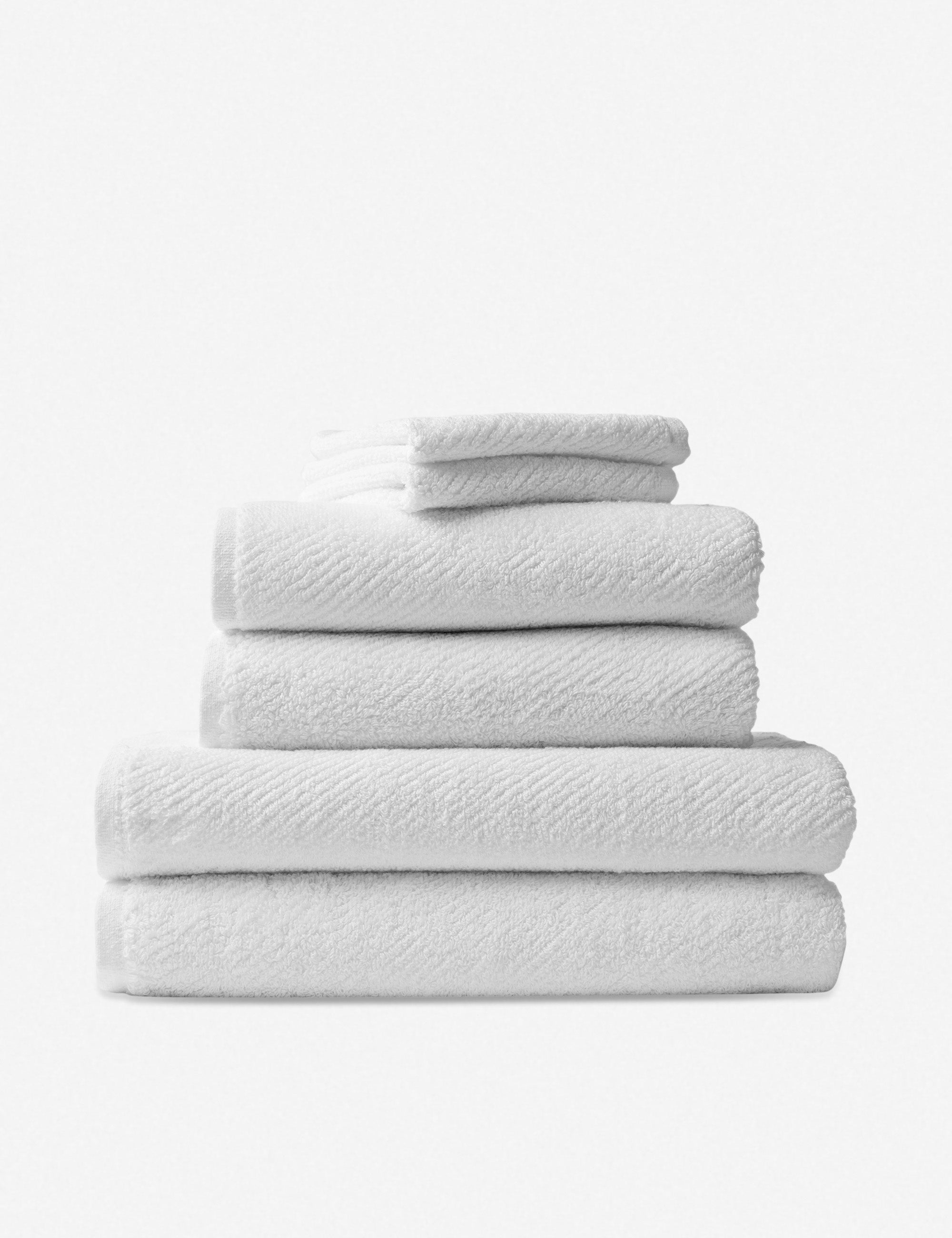 Premium Organic Cotton Air Weight Towel Set by Coyuchi - Ultra Soft & Absorbent Bath Towels for Spa, Beach & Luxury Home Use