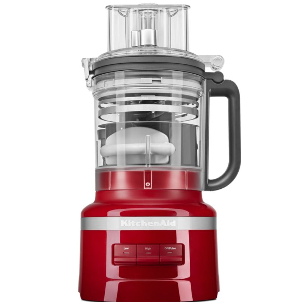 KitchenAid 13 Cup Food Processor with Dicing Kit - Empire Red | Powerful Kitchen Appliance for Chopping, Slicing & Pureeing | Perfect for Meal Prep, Baking & Large Family Cooking