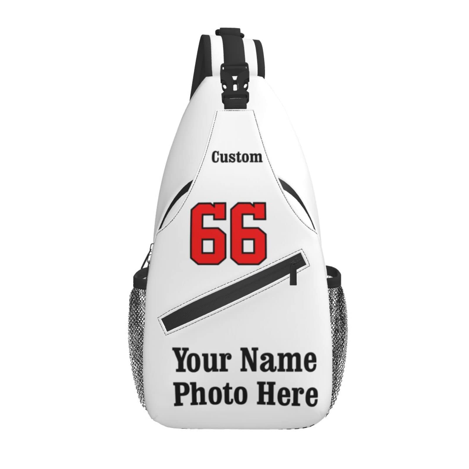 Personalized Crossbody Chest Bag for Travel & Sports - Men & Women