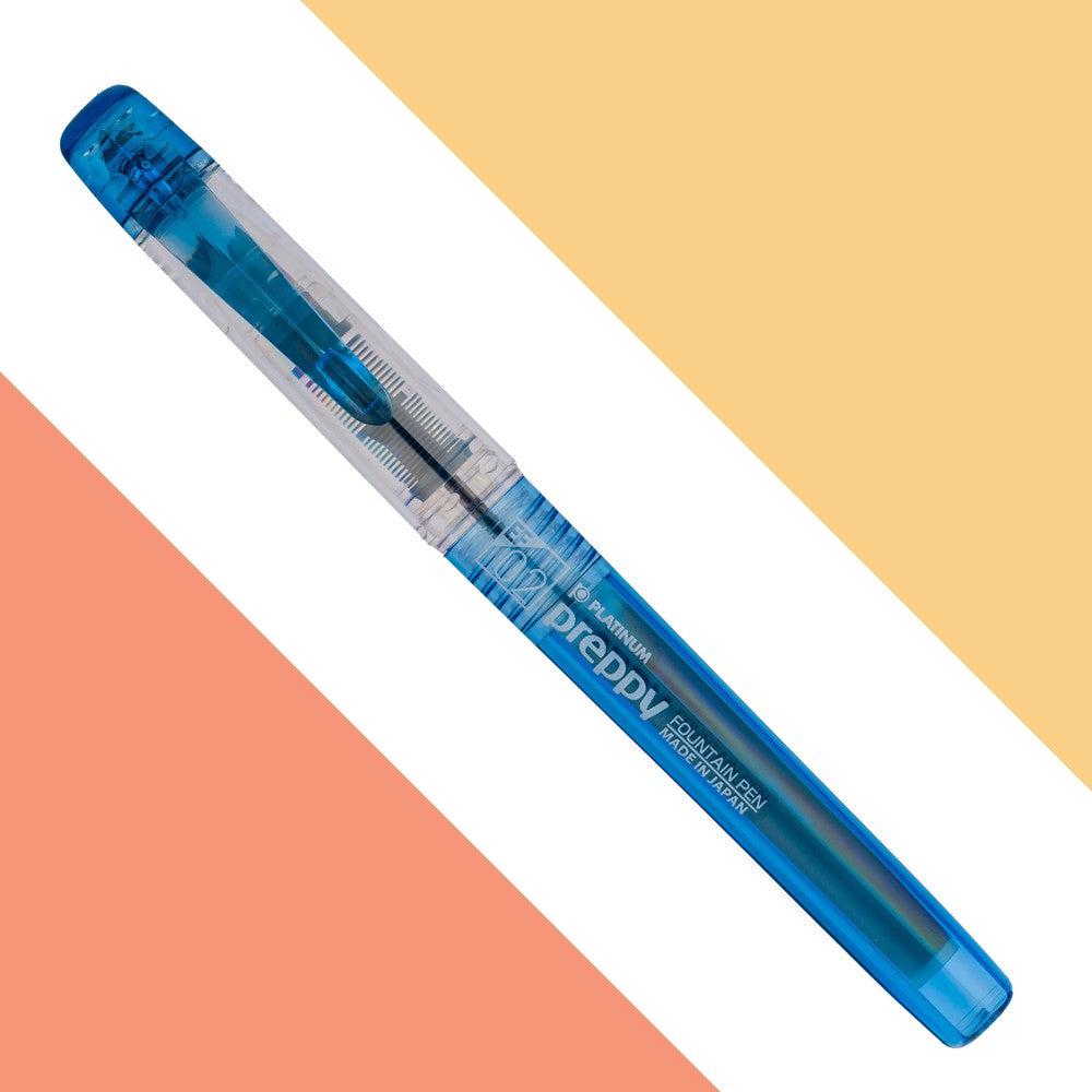 Premium Platinum Preppy Fountain Pen - Smooth Writing Fine Nib for Calligraphy, Note Taking & Gift Giving - Ideal for Students, Professionals & Pen Enthusiasts