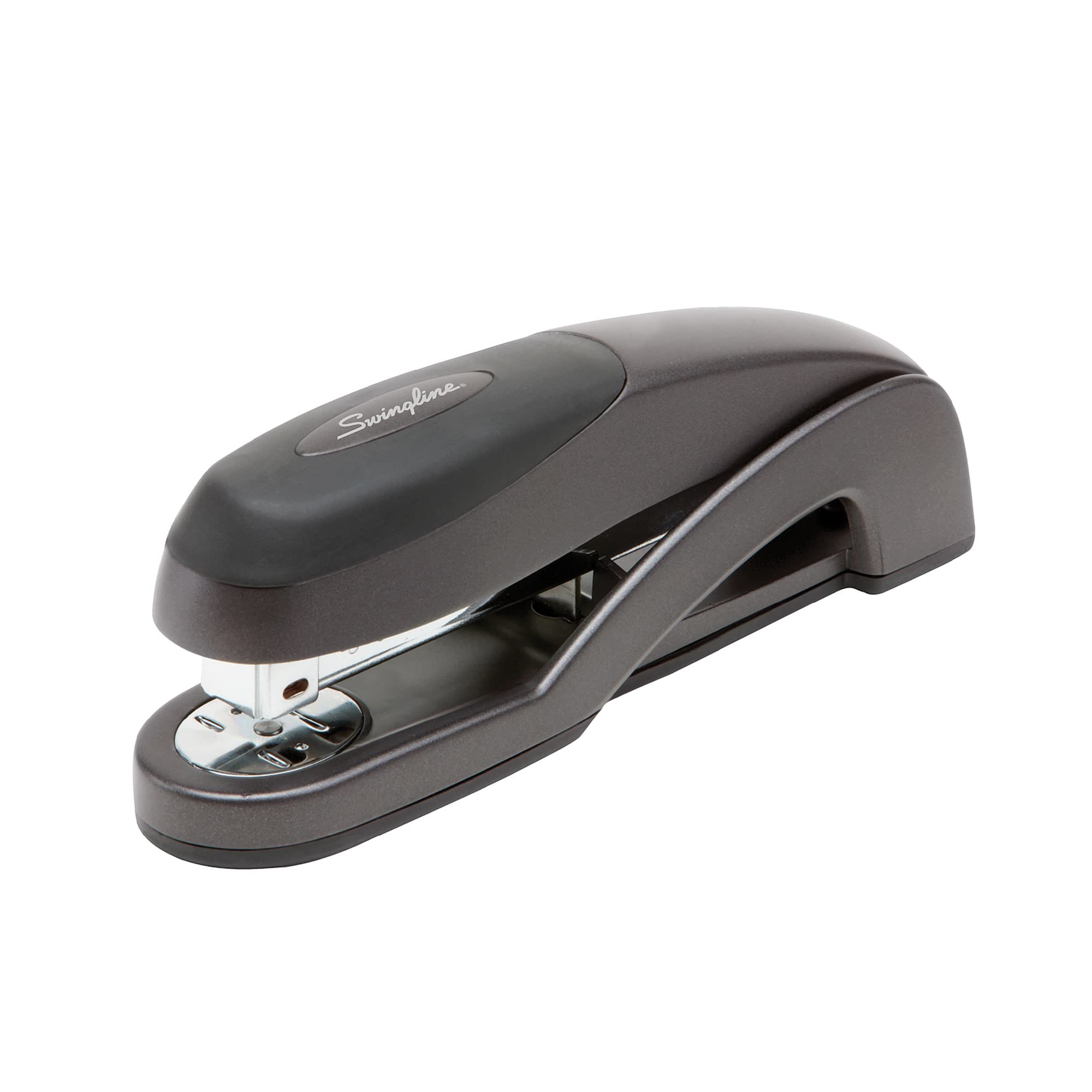 Swingline Optima Black Desk Stapler (S7087800) - Heavy Duty Stapler for Office, School & Home Use, 20 Sheet Capacity, Durable Metal Construction - Perfect for Paperwork, Reports & Craft Projects