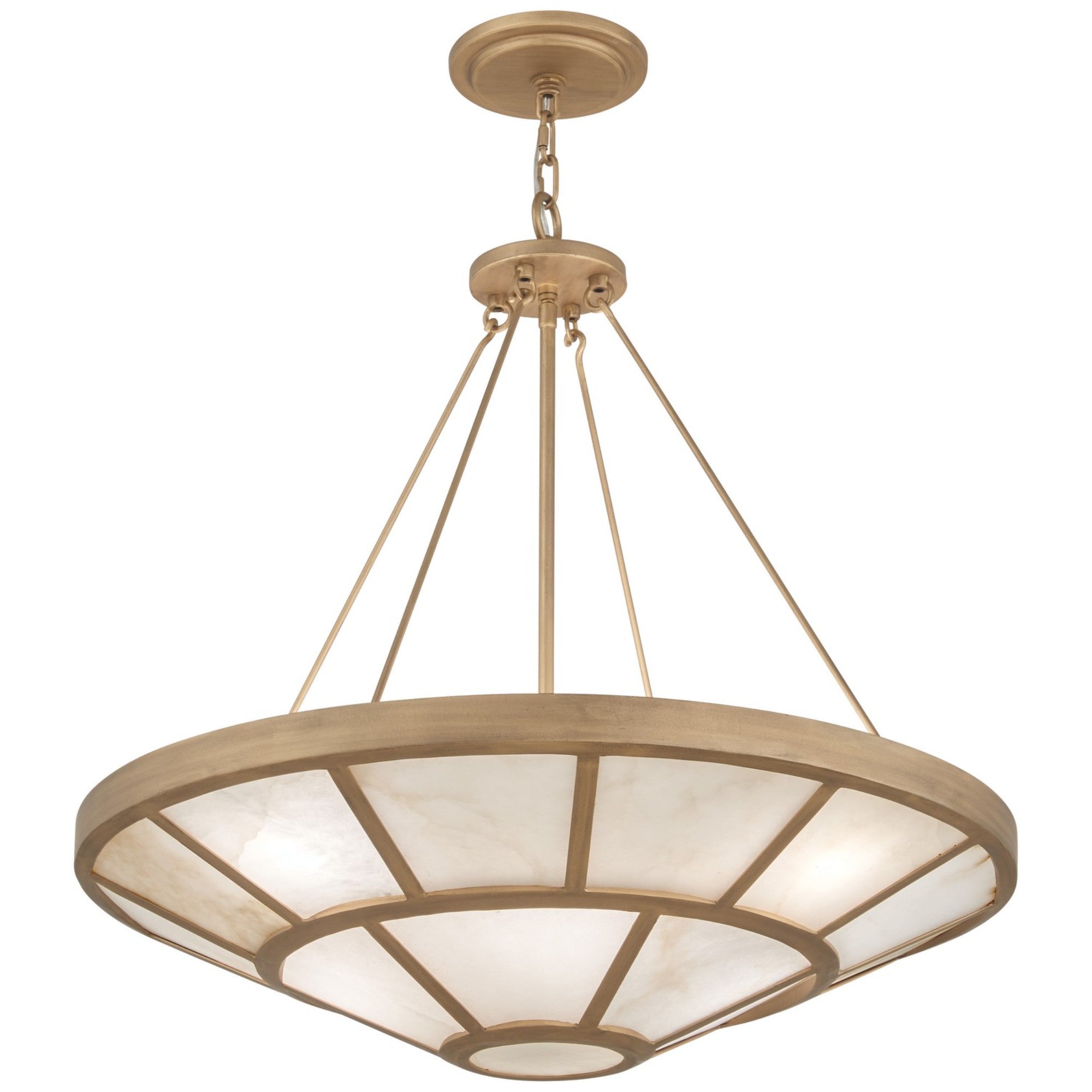 Aisi 28 8-Light Gold Finish Pendant Lighting Fixture - Perfect for Dining Room, Kitchen Island, or Entryway Decor