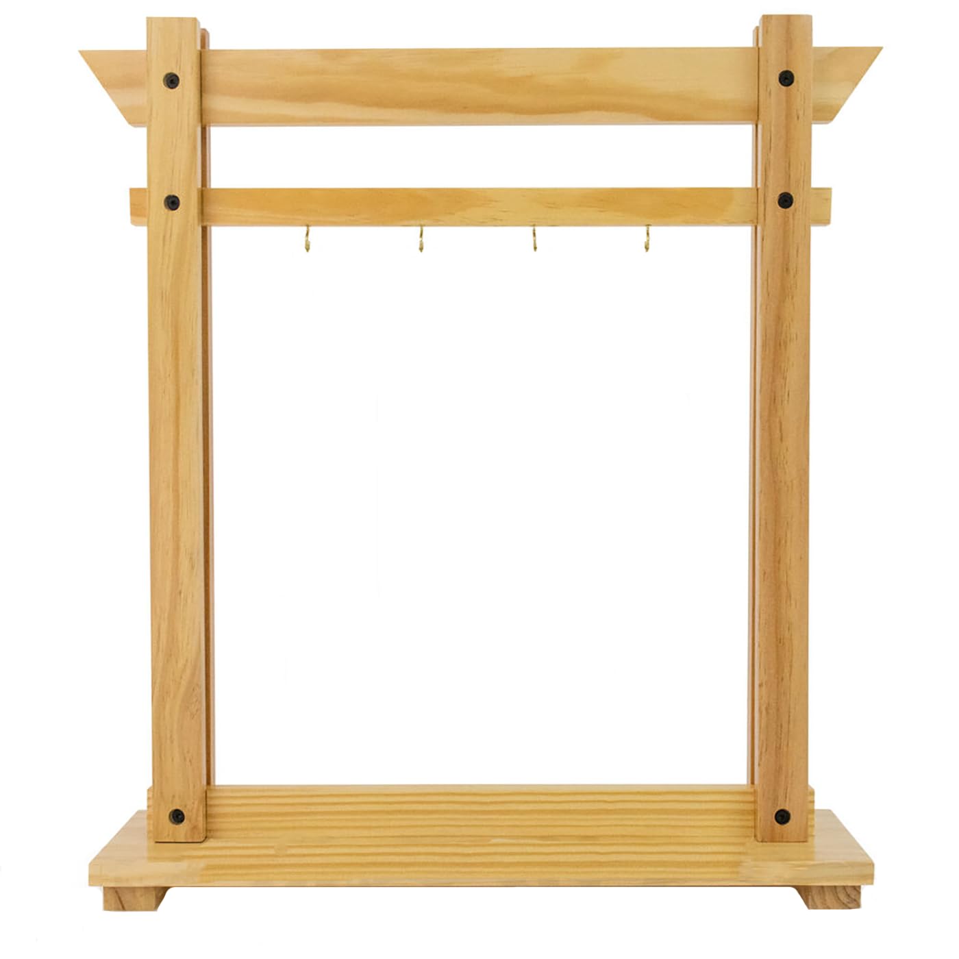 Koshi Joe Wind Chimes Stand - Includes Table-Top & Floor Stands for Sound Healing, Meditation & Yoga Spaces - Perfect for Home, Office & Outdoor Relaxation Areas
