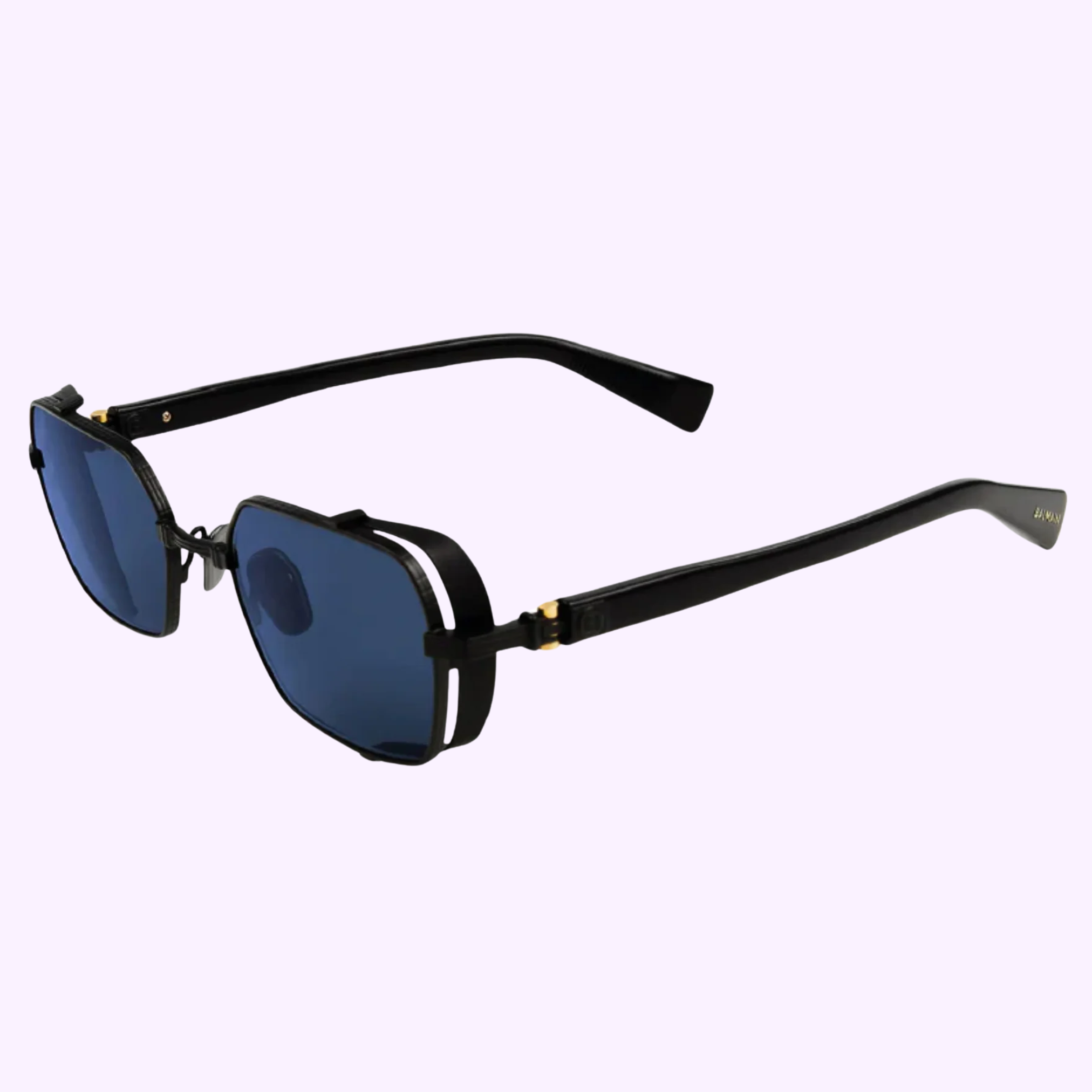 Balmain BPS 117C 52 Brigade III Unisex Sunglasses - UV Protection, Polarized Lenses, Fashionable & Durable for Men & Women - Perfect for Driving, Beach, Outdoor Activities & Everyday Wear