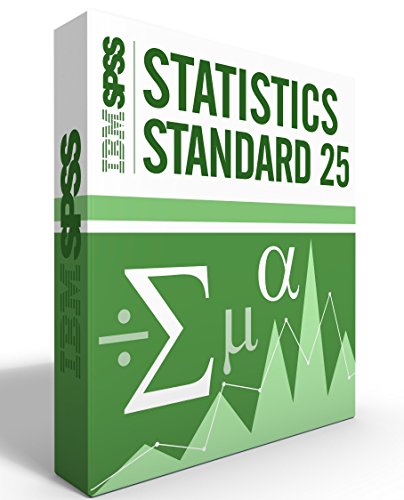 IBM SPSS Statistics Grad Pack Standard V25.0 - 12-Month License for 2 Computers (Windows/Mac) - Ideal for Academic Research and Data Analysis