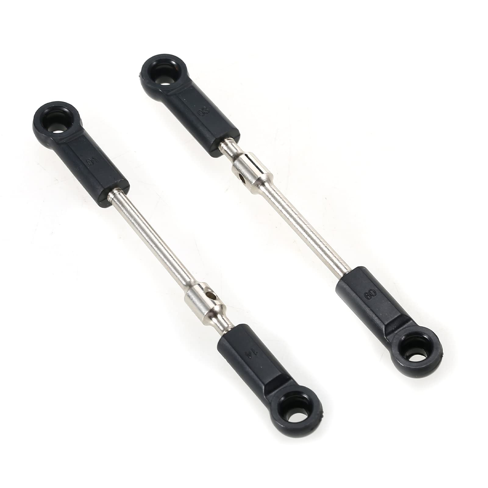 GoolRC RC Car Pull Rod - 2PCS Front Upper Pull Rod for 1/10 Scale WLtoys 104001 Remote Control Car | Replacement Part for Off-Road Racing & Crawler RC Vehicles