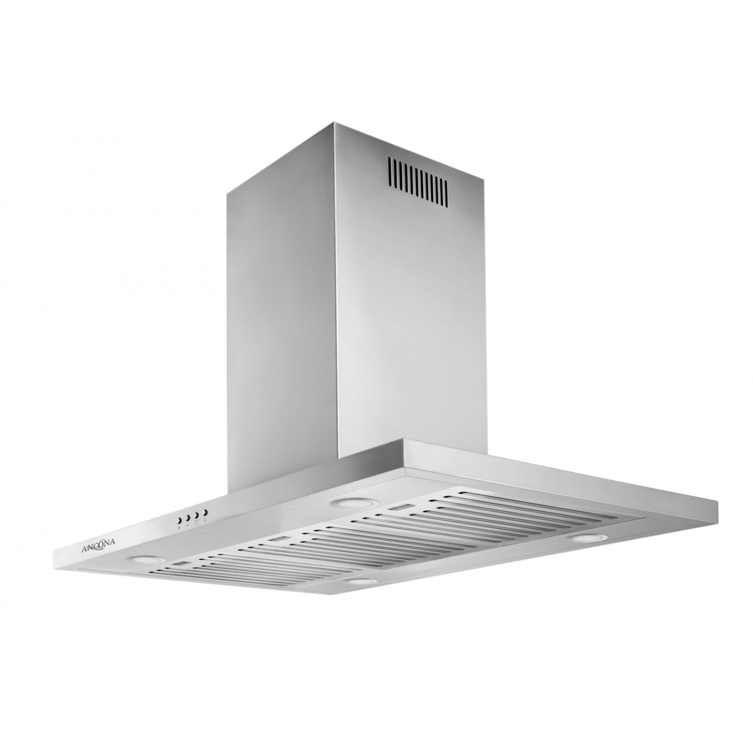 Aero Island IV 36 Inch Stainless Steel Range Hood - Powerful 900 CFM Kitchen Ventilation with LED Lights - Perfect for Modern Open-Concept Kitchens and Island Cooking Areas