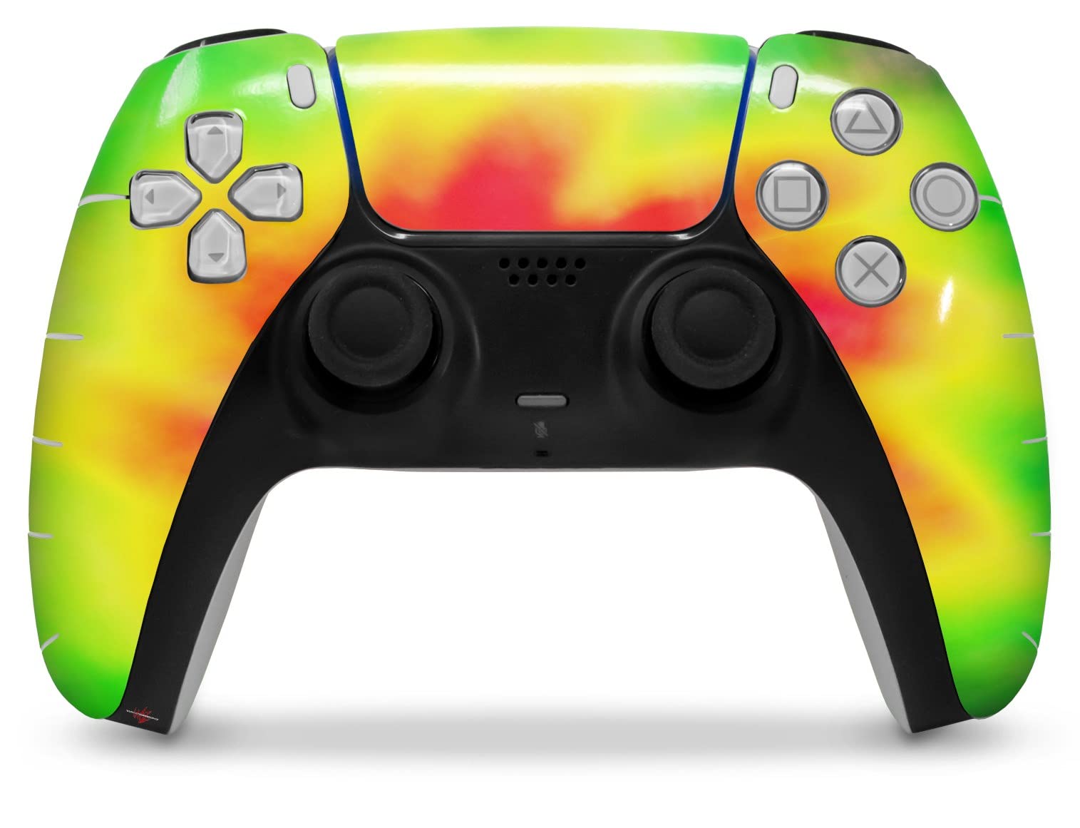 PS5 DualSense Controller Skin Wrap - Tie Dye Design for Gaming Protection